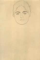 Étude de tête de face